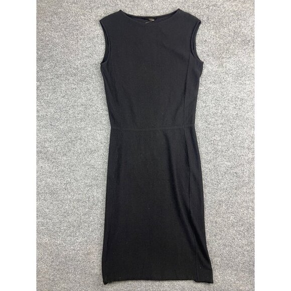 Narciso Rodriguez Cashmere Silk Dress Women's Black Sleeveless Sheath Italy - Picture 1 of 9